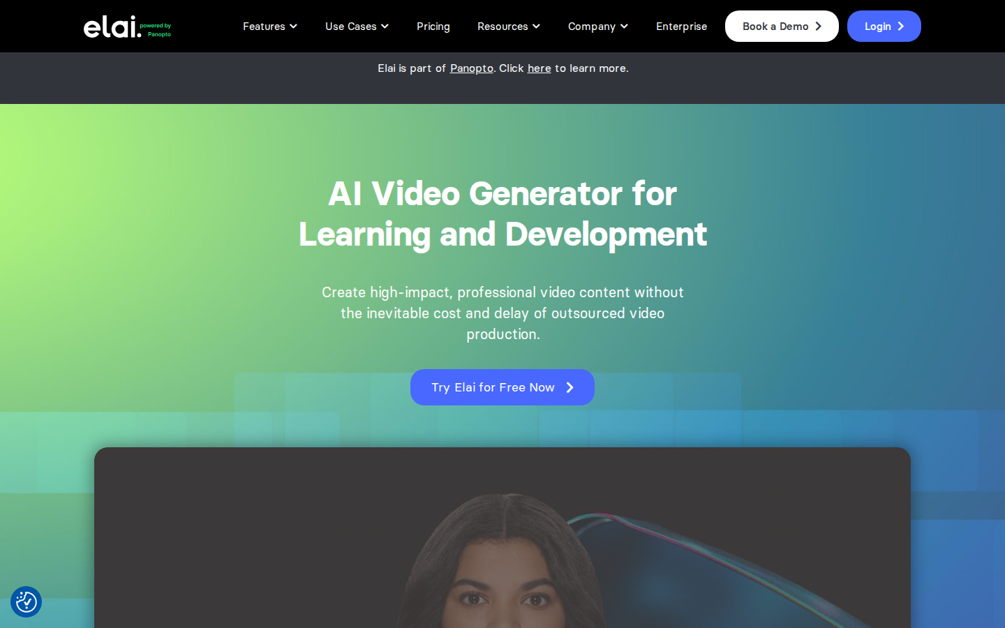 Elai.io homepage